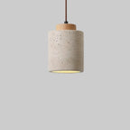 Minimalistyczna Lampa Wisząca Trawertynowa Elegancka Naturalna 4