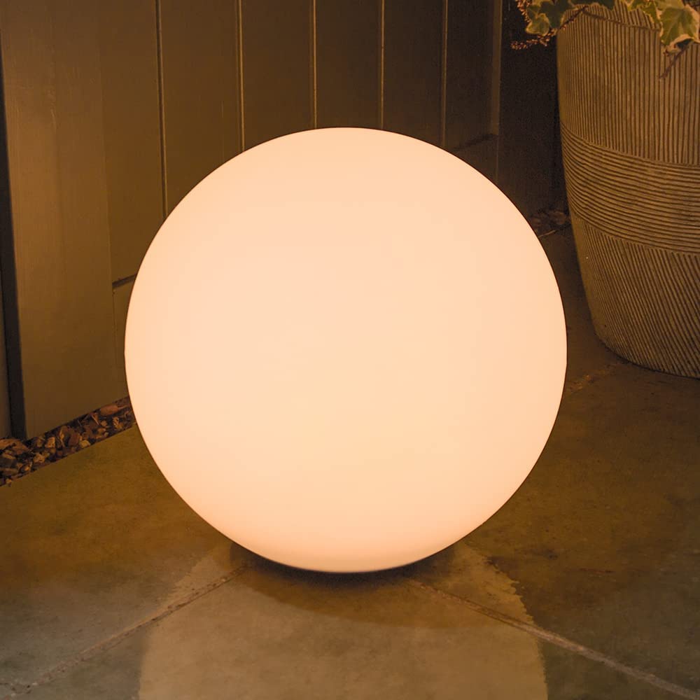 Nowoczesna Lampa Stojąca Ogrodowa Szkło Wodoodporna LED 6