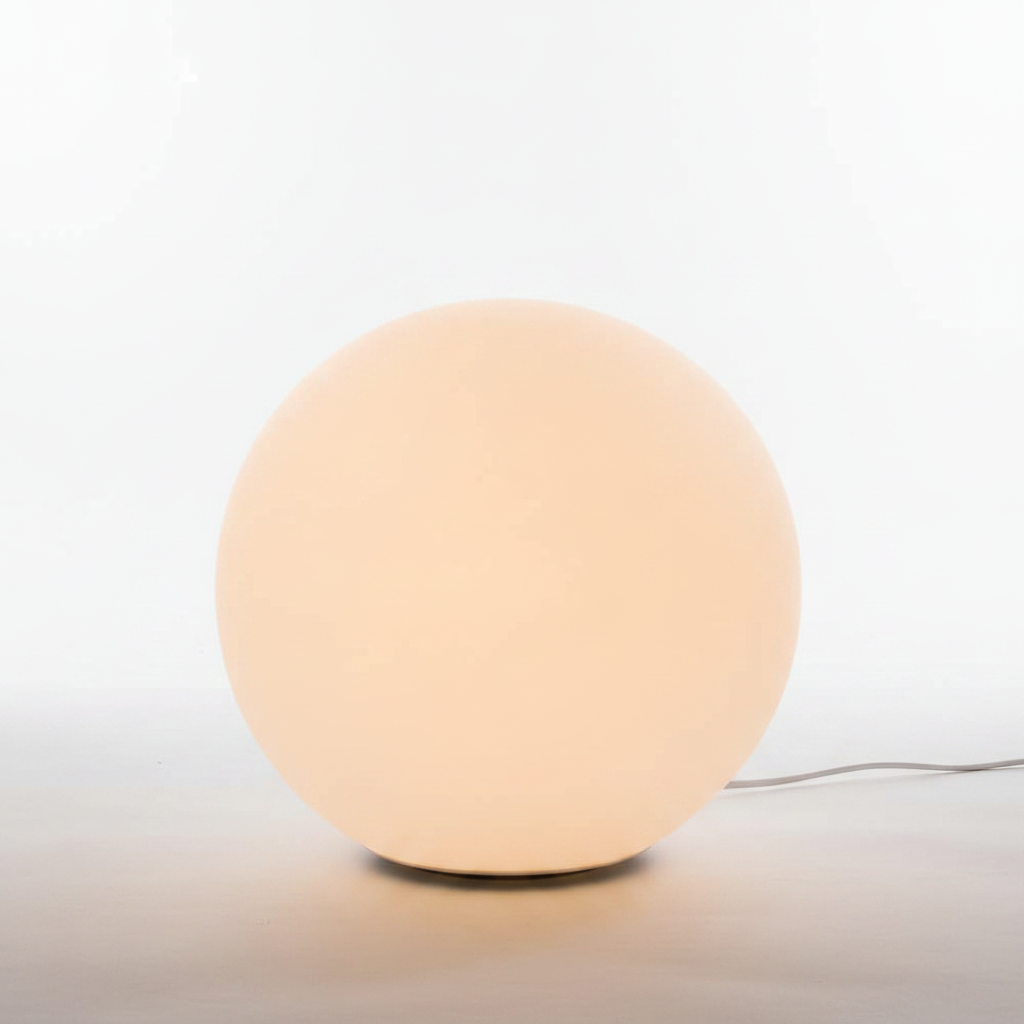 Nowoczesna Lampa Stojąca Ogrodowa Szkło Wodoodporna LED