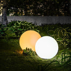 Nowoczesna Lampa Stojąca Ogrodowa Szkło Wodoodporna LED 9