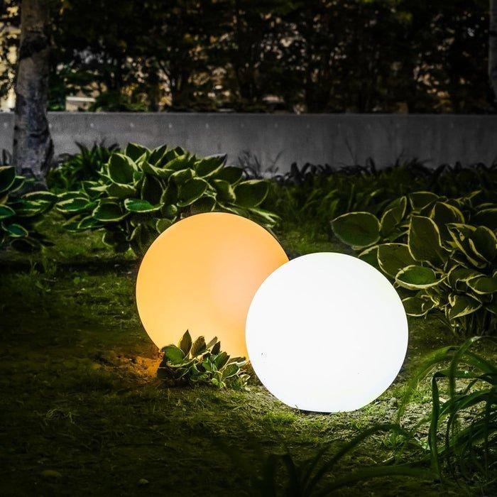 Nowoczesna Lampa Stojąca Ogrodowa Szkło Wodoodporna LED 9