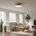 Nowoczesna Lampa Sufitowa LED Metal Regulowana Okrągła 1