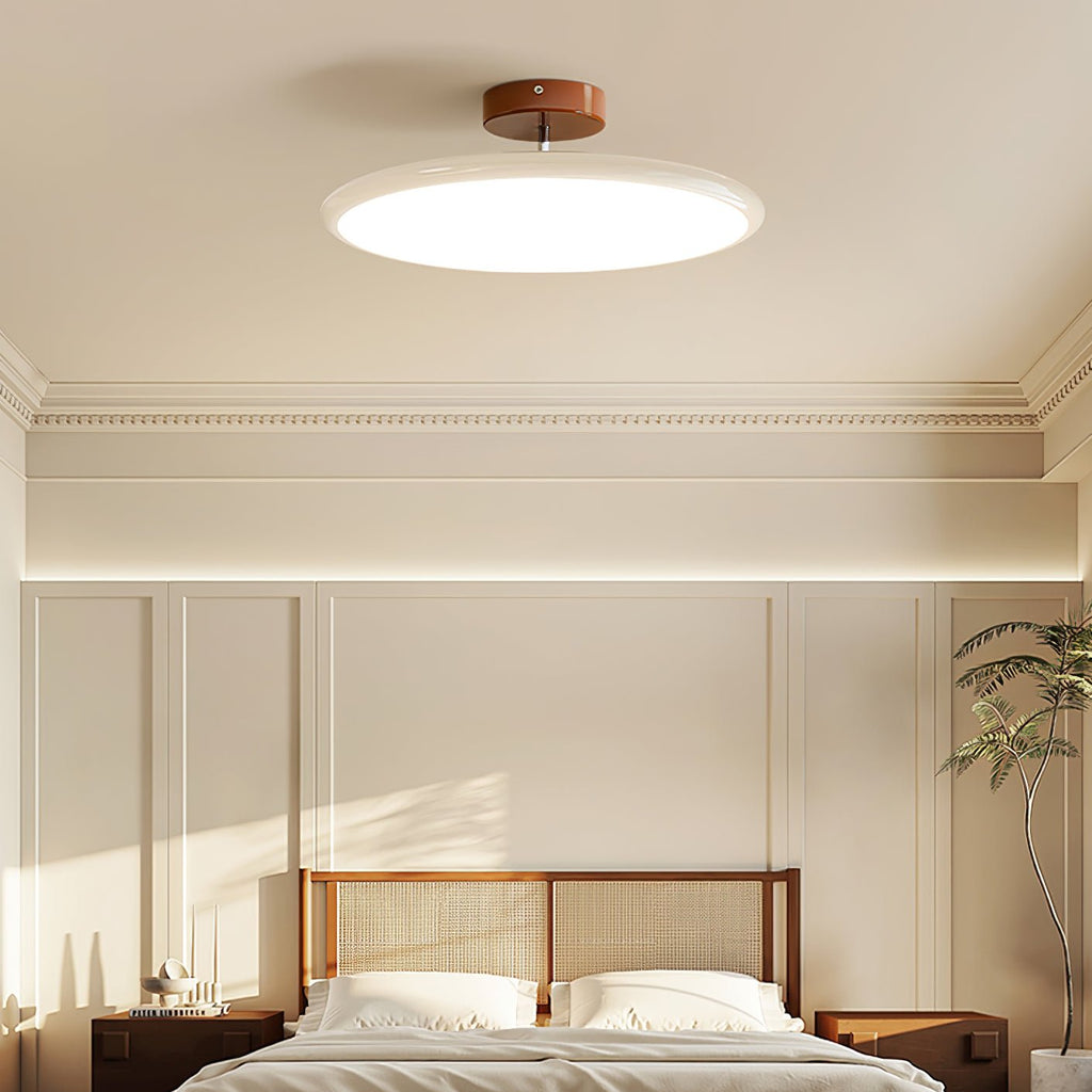 Nowoczesna Lampa Sufitowa LED Metal Regulowana Okrągła 3