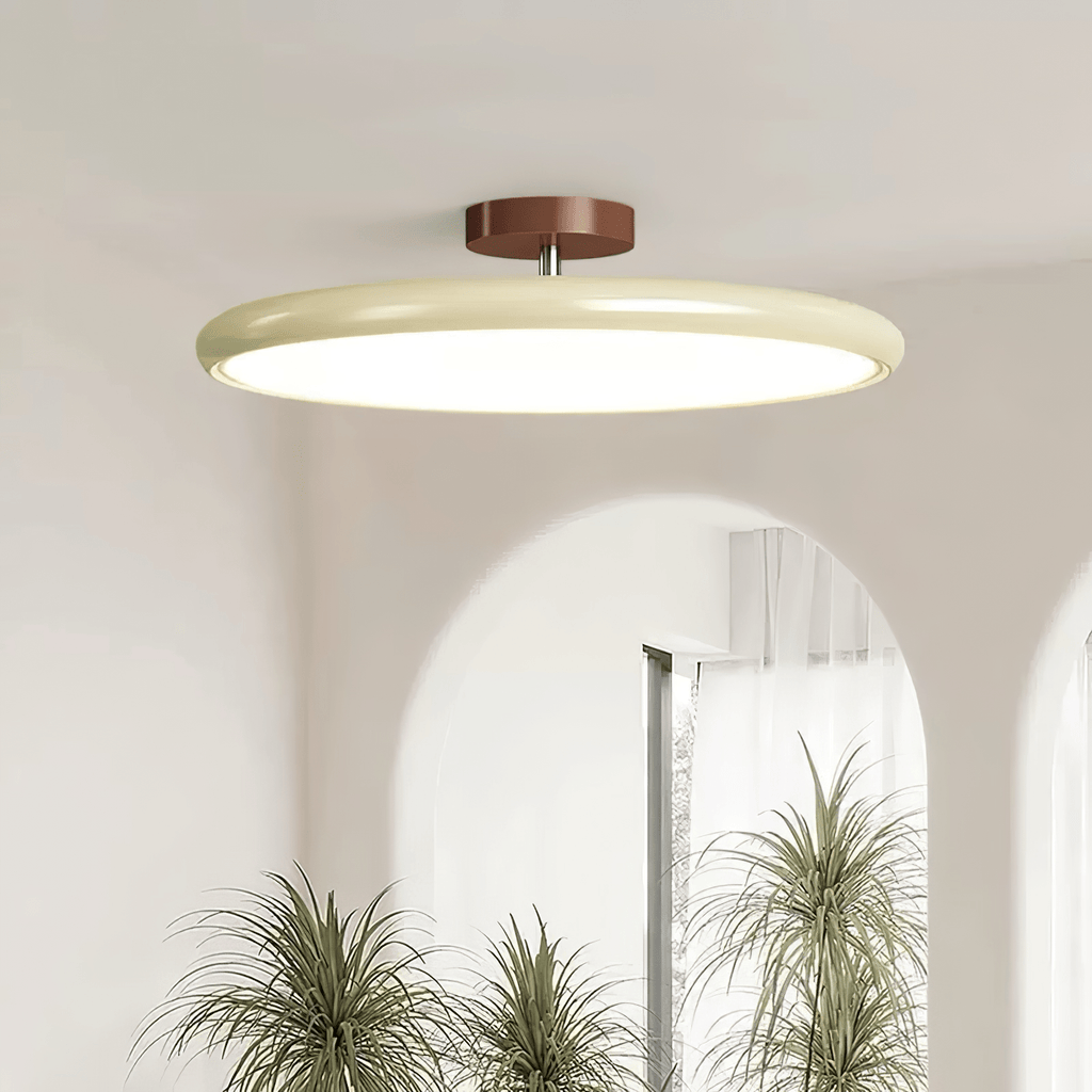 Nowoczesna Lampa Sufitowa LED Metal Regulowana Okrągła 4