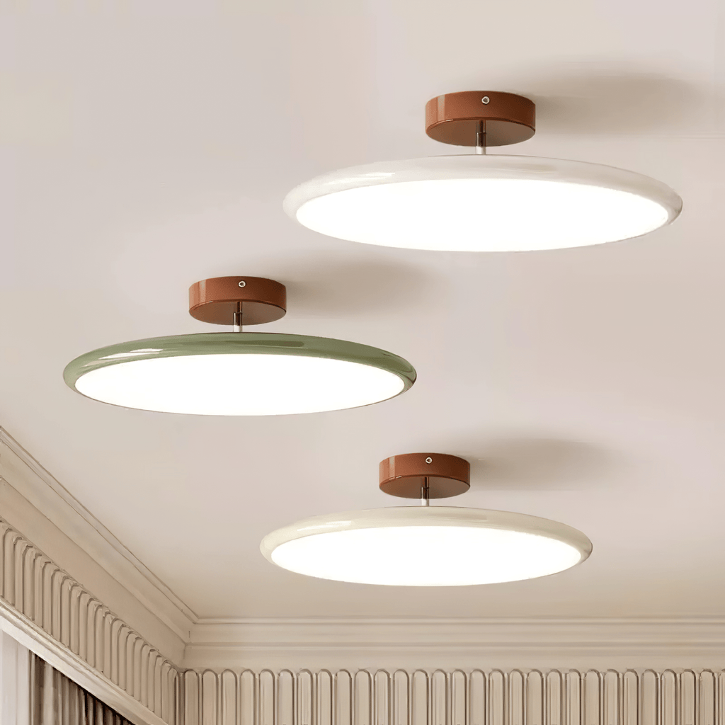 Nowoczesna Lampa Sufitowa LED Metal Regulowana Okrągła 7