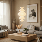Nowoczesna Lampa Wisząca Klosz z Papieru Ryżowego 47 cm 0