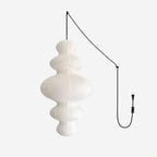 Nowoczesna Lampa Wisząca Klosz z Papieru Ryżowego 47 cm 1