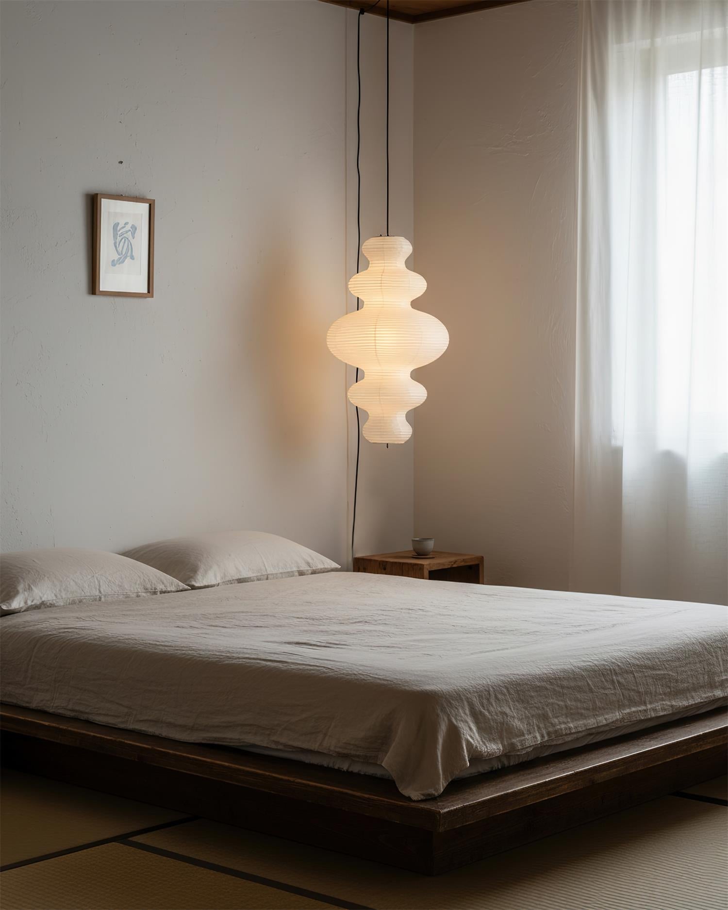 Nowoczesna Lampa Wisząca Klosz z Papieru Ryżowego 47 cm 6