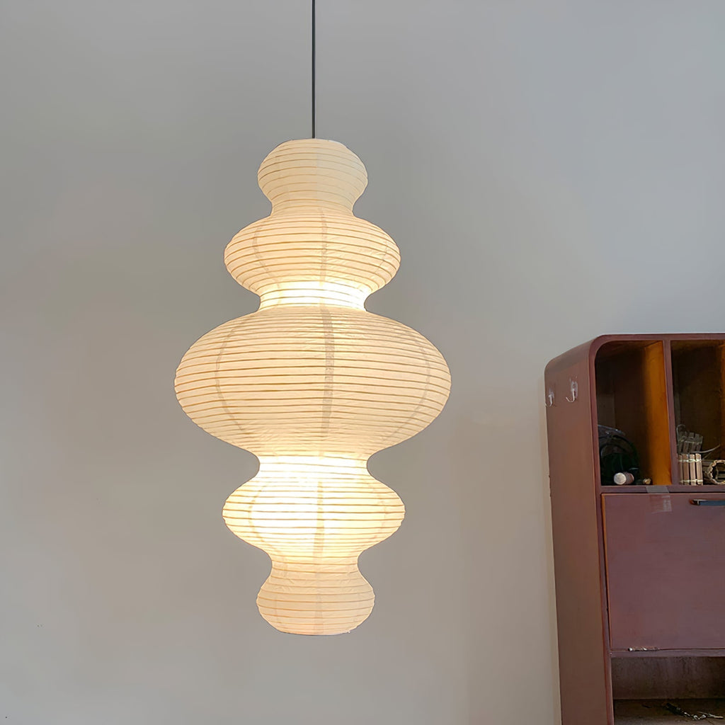 Nowoczesna Lampa Wisząca Klosz z Papieru Ryżowego 47 cm 8