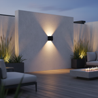 Nowoczesny Kinkiet Zewnętrzny Aluminium LED Wodoodporny 6